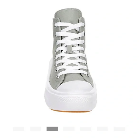 BRAND NEW CONVERSE WOMENS CHUCK TAYLOR ALL STAR MOVE HIGH TOP - PALE GREEN - Picture 3 of 7